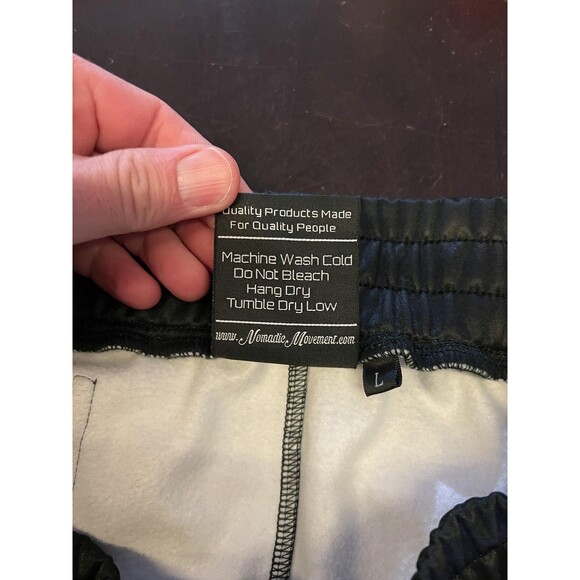 Nomadic Movement Sweatpants Mens Large Gray Geometric Fleece Jogger Festival - Picture 9 of 10